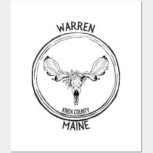 Warren Maine Moose Posters and Art